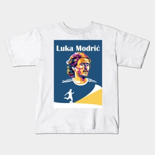 Poster illustration of Luka Modric Kids T-Shirt